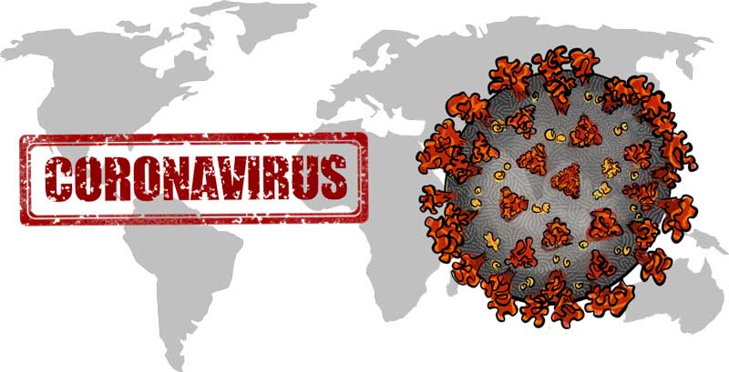 virus spreading acroos the globe
